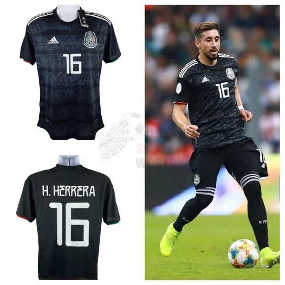 adidas Shirts Hctor Herrera Mexico Home Authentic Mens